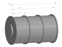 Канатоведущие шкивы, отводные блоки